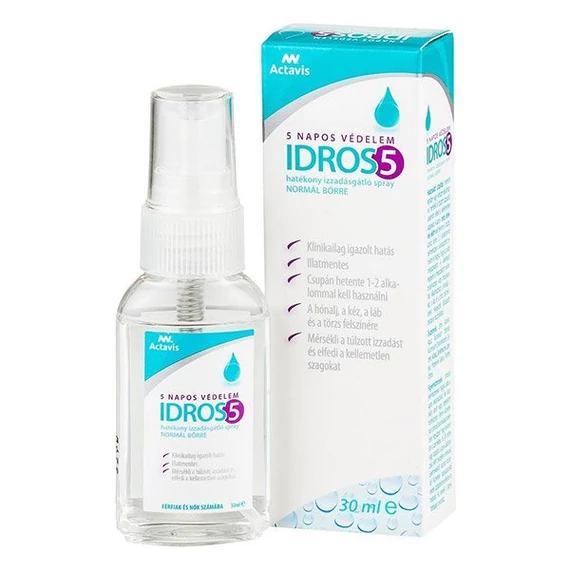 Idros 5 izzadásgátló spray normál bőrre 30ml