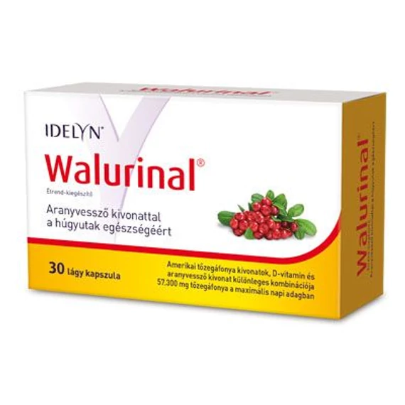 Walurinal kapszula tőzegáfonya kivonattal 30x