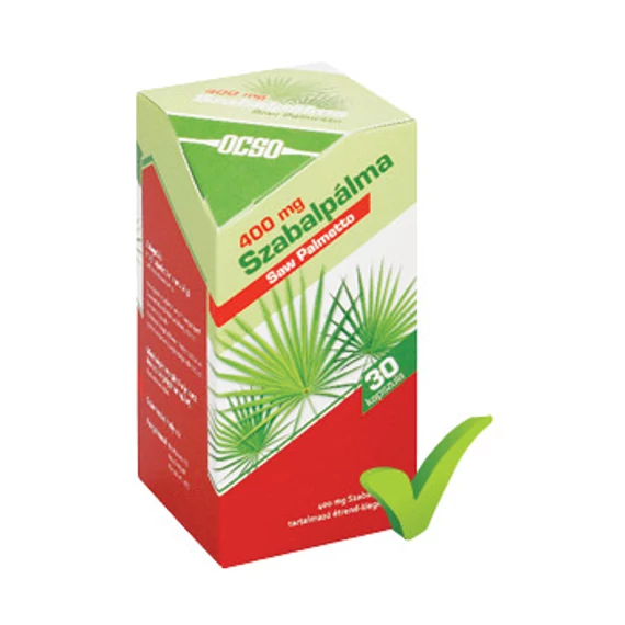 Ocso Szabalpálma 400mg kapszula 30x