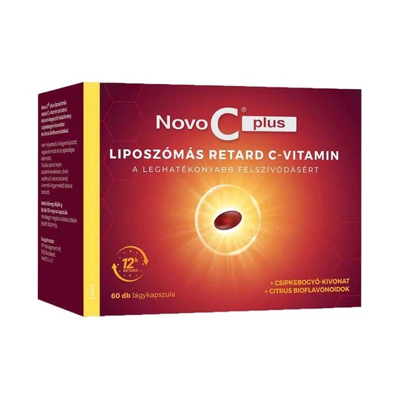 Novo C Plus liposzómás Retard C-vitamin kapszula 300mg 60x
