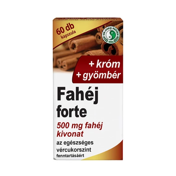Dr.Chen Fahéj forte kapszula gyömbérrel és krómmal 60x