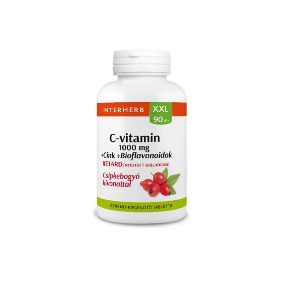 Interherb XXL C-vitamin+cink+bioflavonoid tabletta 90x