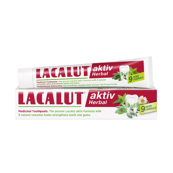Lacalut aktív Herbal fogkrém 75ml
