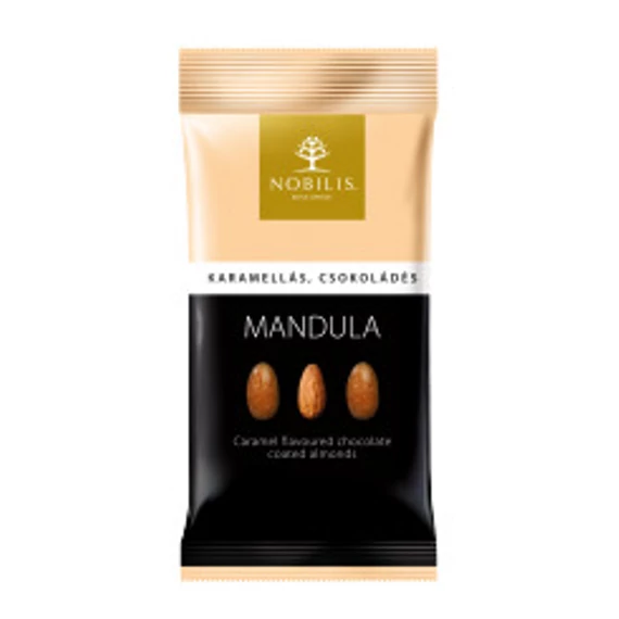 Nobilis karamellás tejcsokoládés mandula 100g