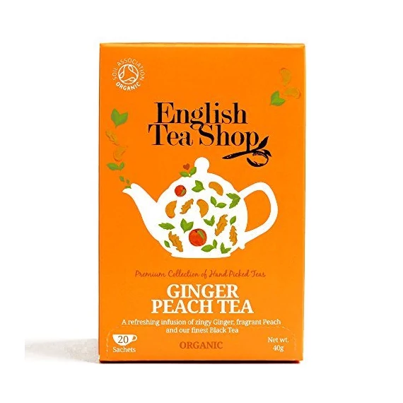 ETS Ginger Peach org.tea filteres 20x