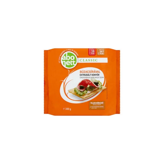 Abonett extrudált kenyér búzacsírás 100g