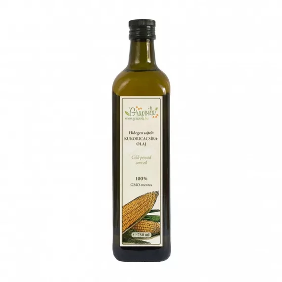 Grapoila 100% hidegen sajtolt Kukoricacsíraolaj 750ml