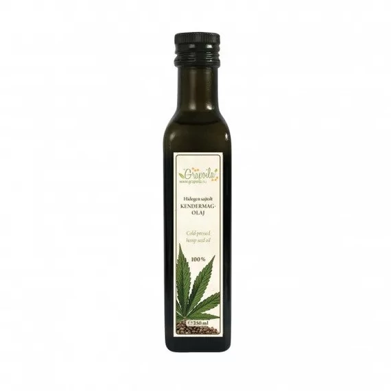 Grapoila 100% hidegen sajtolt Kendermagolaj 250ml