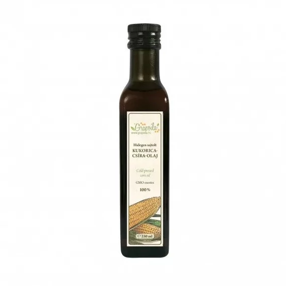 Grapoila 100% hidegen sajtolt Kukoricacsíraolaj 250ml