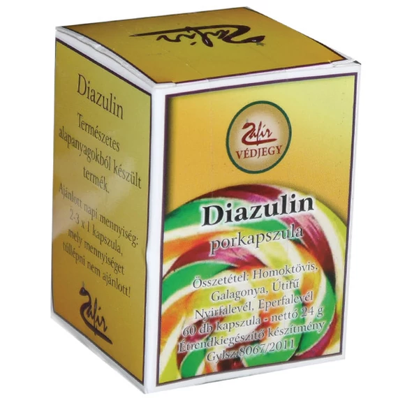 Zafír diazulin porkapszula 60x