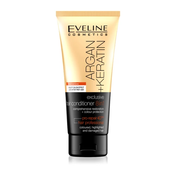 Eveline Argán + Keratin exkluzív hajbalzsam 8in1 200ml