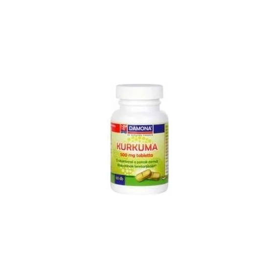 Damona Kurkuma 500mg tabletta 60x