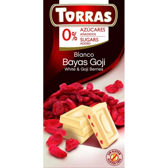 Torras Diabetikus goji bogyós fehércsoki HCN 75g