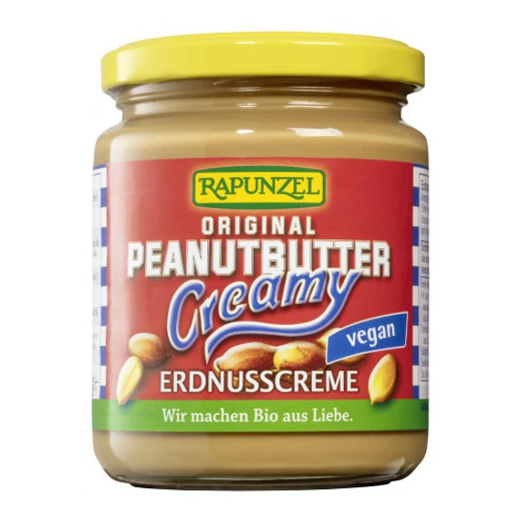 Rapunzel bio krémes földimogyoróvaj 250g
