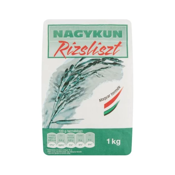 Nagykun rizsliszt fehér 1kg