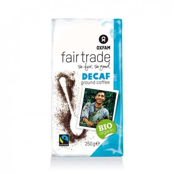 Oxfam bio fair trade koffeinmentes kávé 250g
