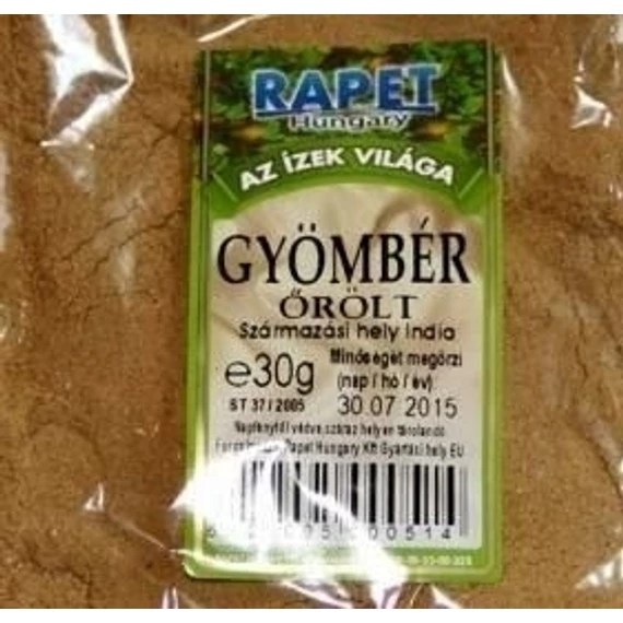 Rapet fűszer gyömbér őrölt 30g