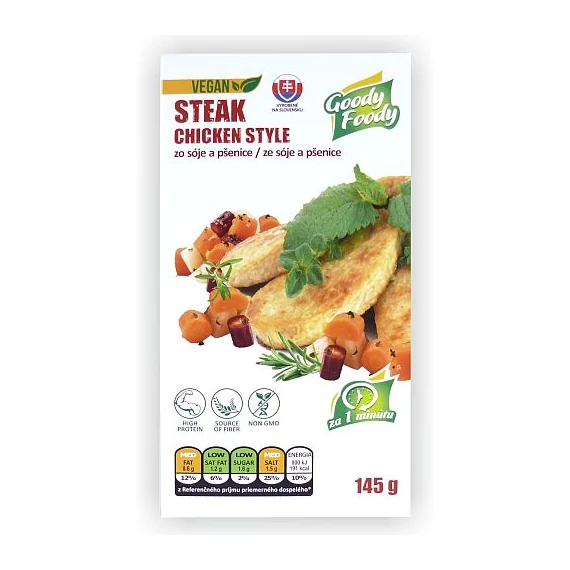 Goody Foody Vegan szelet csirkehús ízesítésű 145g