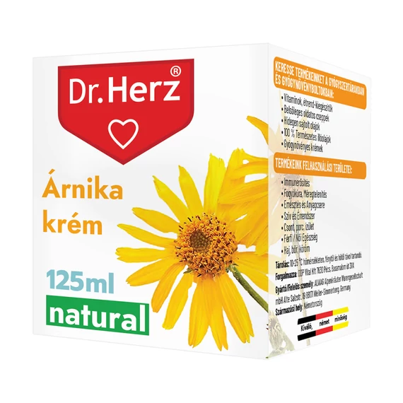 Dr Herz Natural Árnika krém 125ml
