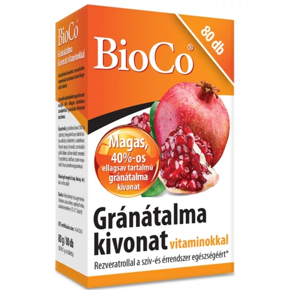 BioCo Gránátalma kivonat tabletta 80x