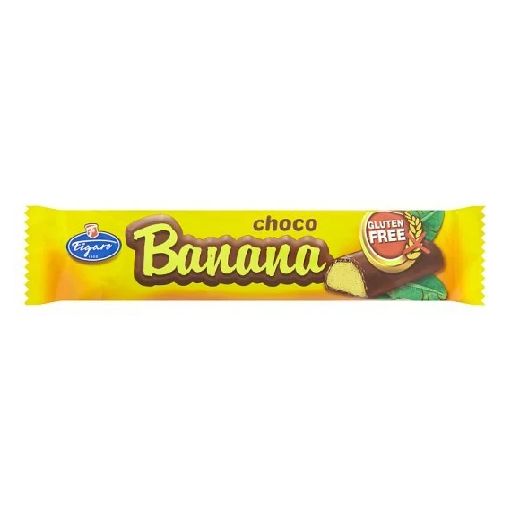 Figaro banán szelet étcsokival bevonva/35db/karton/ 30g