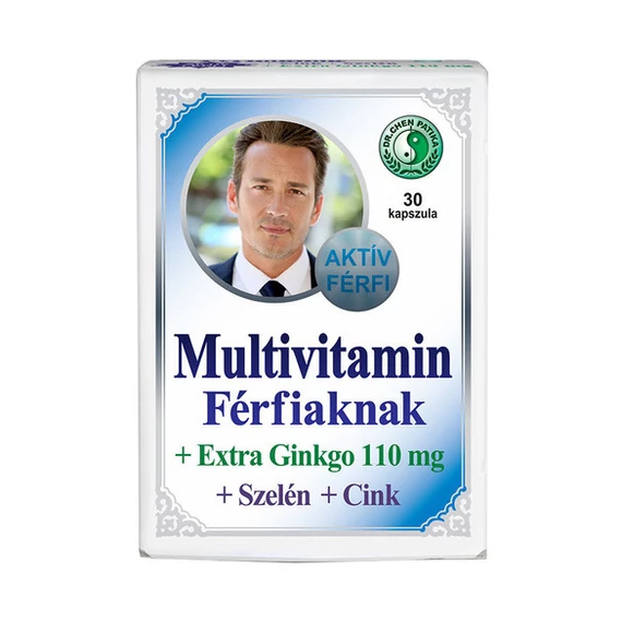 Dr.Chen Multivitamin férfiaknak+ginkgo+szelén+cink 30x