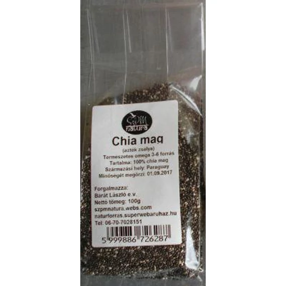 SzpM Chia mag fekete 100g