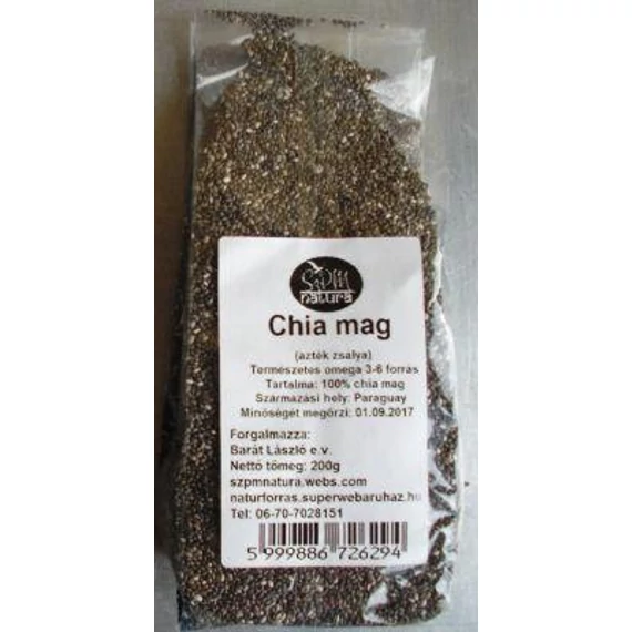 SzpM Chia mag fekete 200g