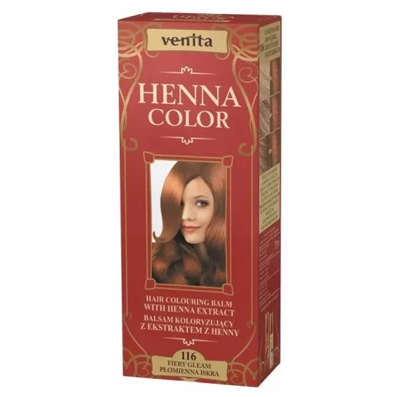 Henna color krémhajfesték 116 tűzvörös 75ml