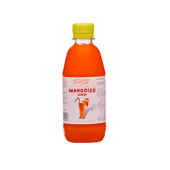 Ezerédes mangó ízű gyümölcsszörp cukormentes 330ml