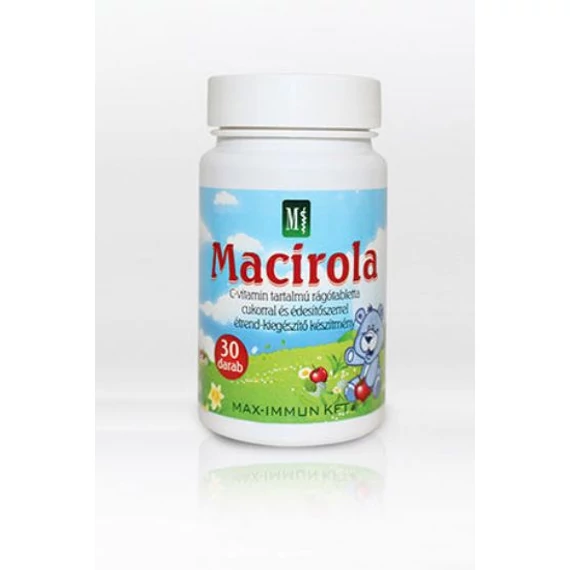 Macirola C vitamin tartalmú rágótabletta 30x
