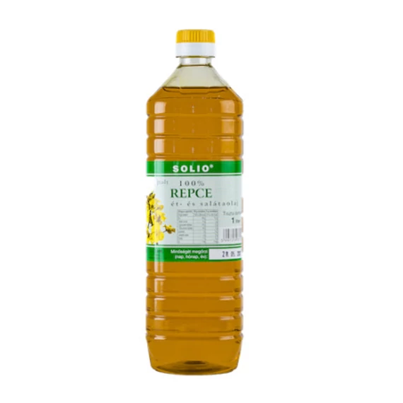 Solio hidegen sajtolt repce olaj pet 1l