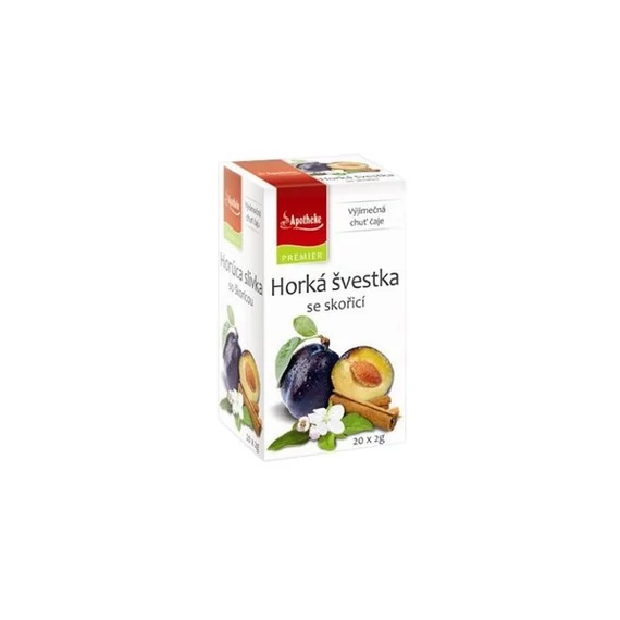 Apotheke forró szilva fahéjjal filteres gyümölcstea 20x2 40g