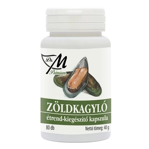Dr.M Prémium Zöldkagyló kapszula 80x