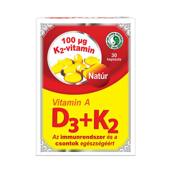 Dr.Chen A,D3,K2 vitamin kapszula natúr 30x