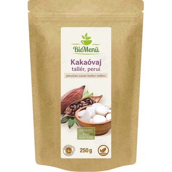 Biomenü Bio kakaóvajtallér perui 250g