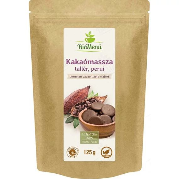 Biomenü Bio kakaómassza tallér perui 125g
