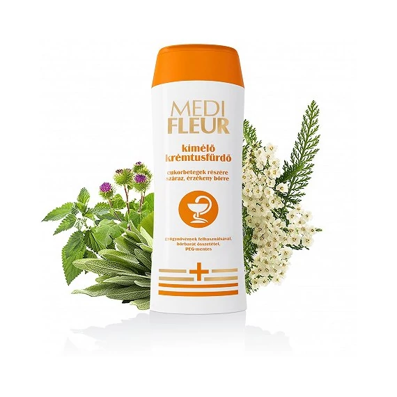 Medifleur tusfürdő cukorbetegek száraz érzékeny börre 200ml