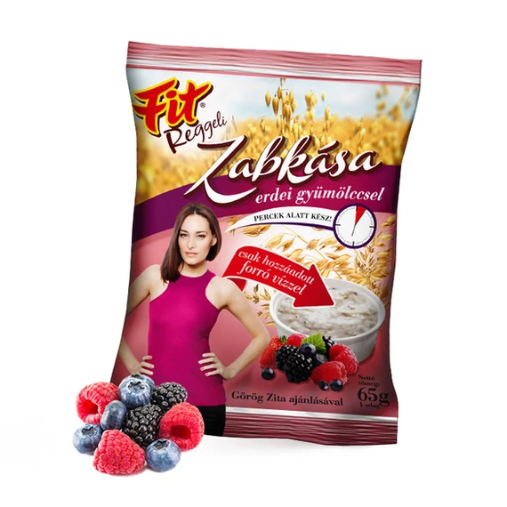 Fit reggeli zabkása erdei gyümölcsös 65g