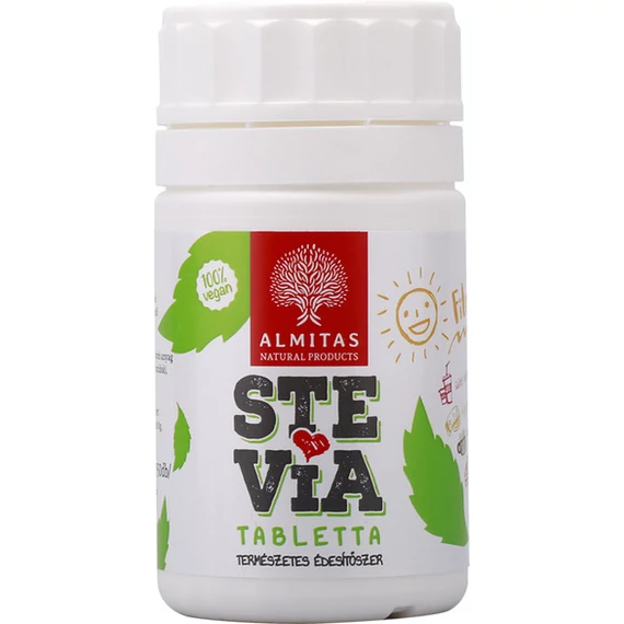 Almitas Stevia tabletta édesítő rebaudiana 950x