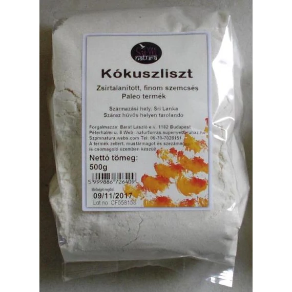SzpM Kókuszliszt zsírtalanított 500g