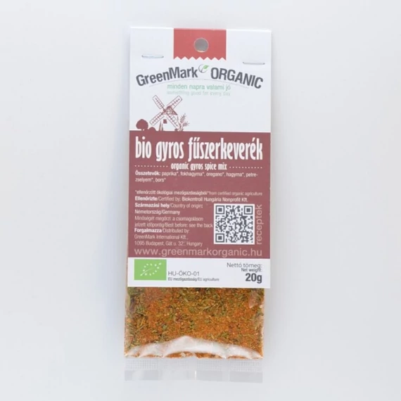 GreenMark bio gyros fűszerkeverék 20g