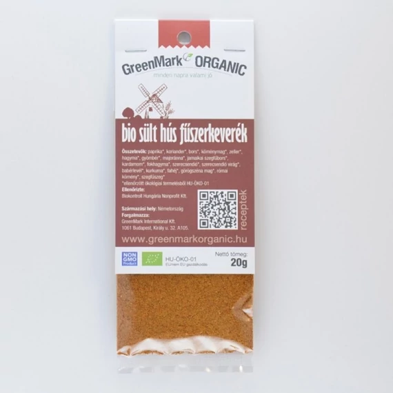 Greenmark bio sült hús fűszerkeverék 20g