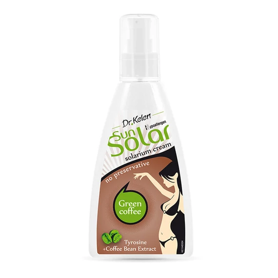 Dr.Kelen Sunsolar Green Coffee szoláriumkrém 150ml