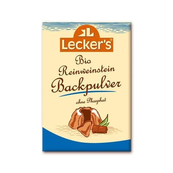 Lecker's bio borkő sütőpor foszfátmentes 4x21g 84g
