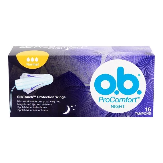 O.b. tampon normal/procomfort Night silktouch 16x