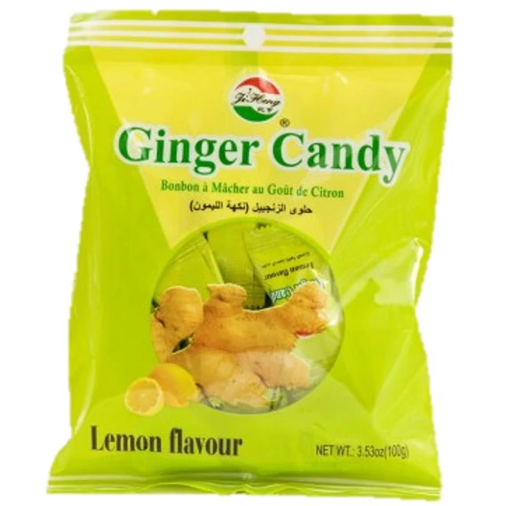 Big Star Gyömbér cukorka lemon,kemény 100g