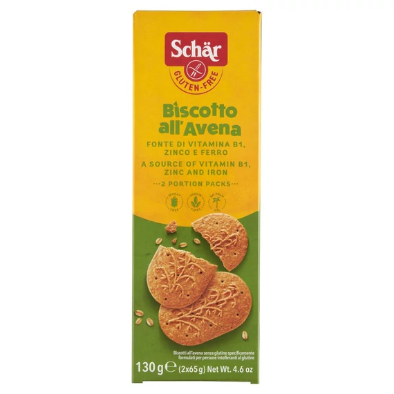Schar gluténmentes Avena Biscotto zabkeksz 130g