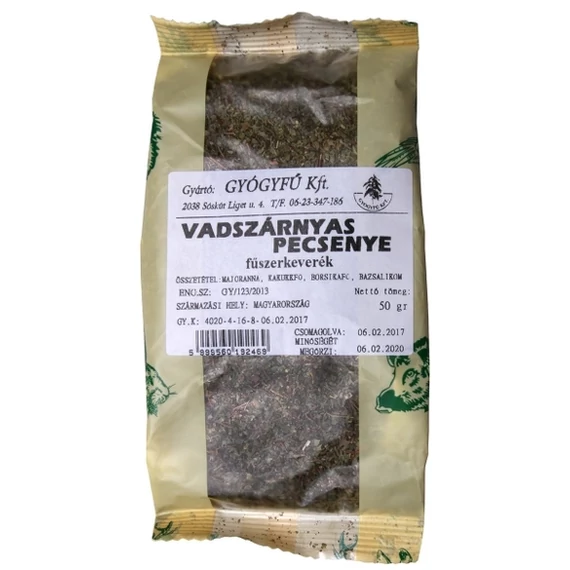 Vadszárnyas pecsenye fűszerkeverék gyógyfű 50g