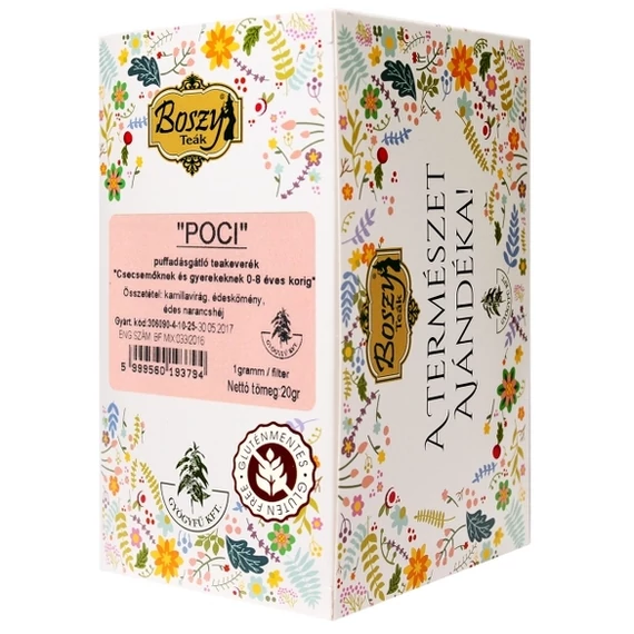 Boszy tea Poci puffadásgátló filteres 20x